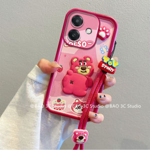3D ตุ๊กตา เคส Phone Case OPPO A5 Pro OPPOA5 Pro OPPOA5Pro 4G 5G แฟชั่นใหม่สนุกสุดสร้างสรรค์ Tulip Kurumi Cappy Strawberry Bear กันกระแทกสายคล้องแบบมีเคส2025