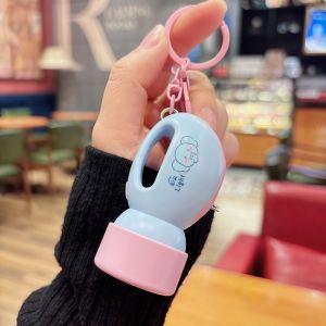 UTOPUS Phim hoạt hình Móc khóa đèn pin phát sáng Nhẹ MINI Móc khóa túi LED Độc đáo Đa chức năng Đèn treo trang trí ban đêm Phụ kiện trang trí chìa khóa/ba lô