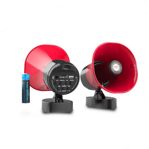 โทรโข่ง ฮอนลำโพงดักแมง โทรโข่งติดรถ 12V โทรโข่งรถสามล้อ TF card USB บลูทูธ โทรโข่งสำหรับติดรถยนต์ ฮอลล์ลำโพง ลำโพงฮอร์น ลำโพงฮอร์นเล็ก