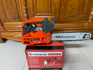 Máy cưa xích Komasu KM - 2500 Máy Cưa Xích Chạy Xăng Komasu KM 2500 Cưa MiniCưa cụt Lam 30mm bảo hành 12 tháng