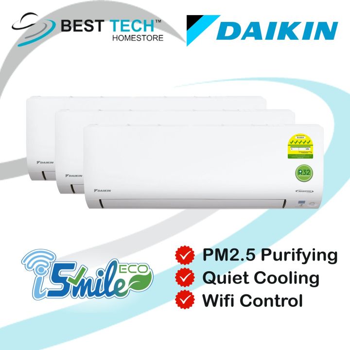 Daikin iSmileEco Series - System 3 Model - MKM75VVMG 1+2 Extended
