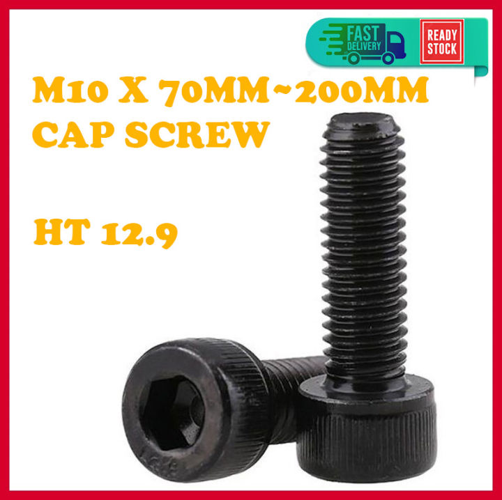 M10 Socket Cap Screw M10 X 70MM200MM High Tensile Hex Nut Washer 12.9