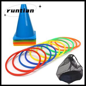 runtian Bên Trò chơi Vòng quăng trò chơi lễ hội Combo Set mềm nhựa cones Vòng quăng trò chơi ném trò chơi đồ chơi cho Kid người lớn