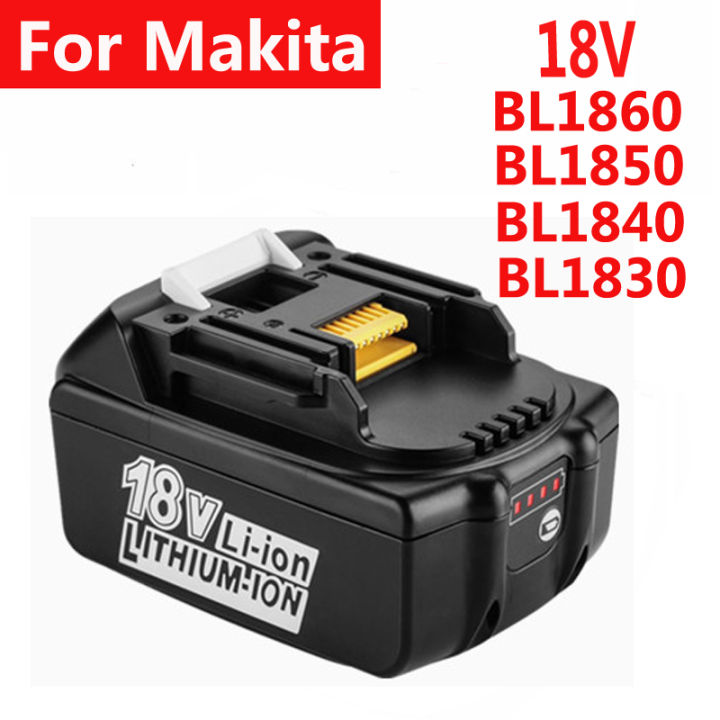 6000mAh bateri li-ion boleh dicas semula untuk Makita 18V Bateria alat
