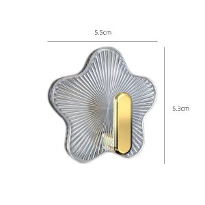 New Star Light Luxury Strong Seamless Hook Non-Punch Coat Hook Wall Door Rear Multi-Function Hook Adhesive Hook