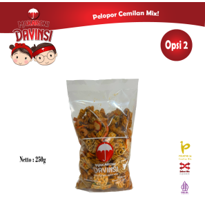 Makaroni Davinsi Bebas Mix Kemasan 250gram Opsi 2