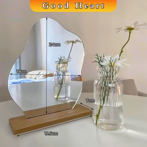 J.D. กระจกอะครีลิค  กระจกแต่งหน้ารูปทรงน่ารัก vanity mirror