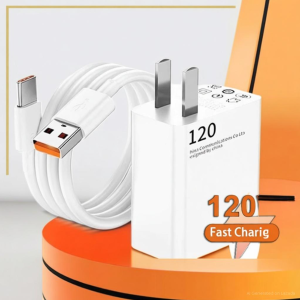 LUCKY PLUSSS : 120W Turbo Fast Charger Type-C/micro usb for android 1Meter 6A USB Data Cable Android charger