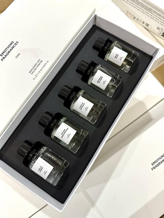 ZARA EMOTIONS FRAGRANCES DISCOVERY SET X ML O EAU DE