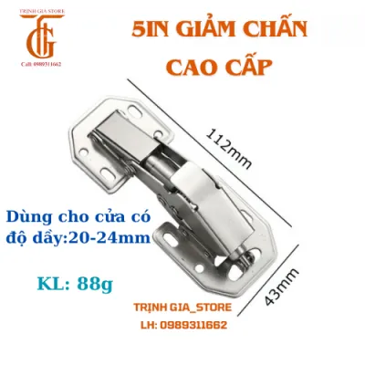 Bản lề cửa tủ không khoan cho tủ bếp bản lề gập giảm chấn bản lề ếch inox