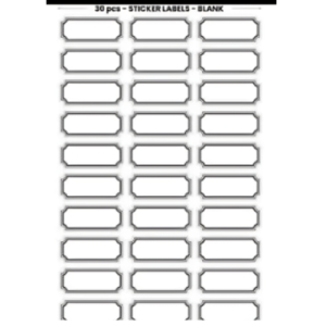 Label stickers essential 30 pieces for Kitchen and Bathroom A4 size Waterproof Stickers high quality