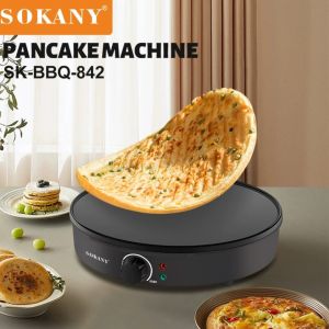 เครื่องทำแพนเค้ก ปรับอุณหภูมิ รุ่น SK-BBQ-842 1000W สินค้าพร้อมส่ง