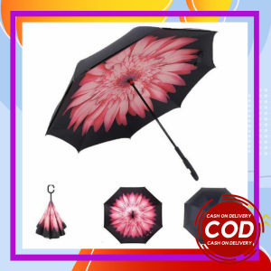 Reverse Umbrella Payung Terbalik Kazbrella Gagang C Payung Model Terbalik Ukuran besar