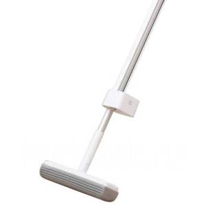 Rotating sponge Microfiber Mop with Extendable Handle and Soft Bristles for Efficient Cleaning