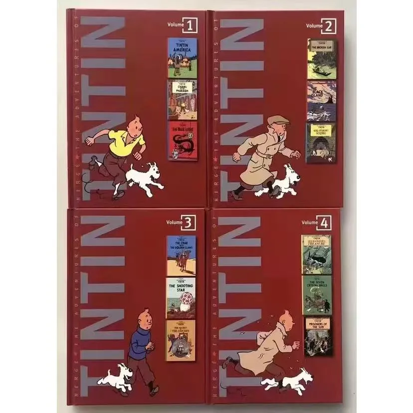 The Adventures of Tintin 8 Books Collection | English Comics Box