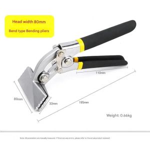 Sheet Metal Hand Seamer 75/150mm Sheet Bender Tools for Flattening Metal Bending Pliers with Double Dipped Cushion Handle Sheet Metal Hand Seamer 75/150mm Sheet Bender Tools for Flattening Metal Bending Pliers with Double Dipped Cushion Handle