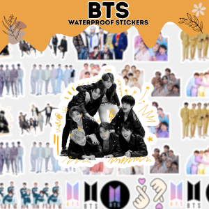 BTS sticker Scratch proof for laptop water bottle cellphone skateboard Waterproof stickers