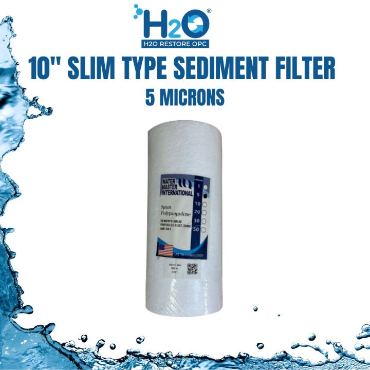 Water Filter 10" x 4.5" Big Blue Water Master Sediment Filter 5 Micron