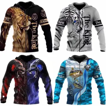 Shop Fashion 3d Animal Print Hoodie Jacket For Men with great discounts and prices online Sep 2024 Lazada Philippines