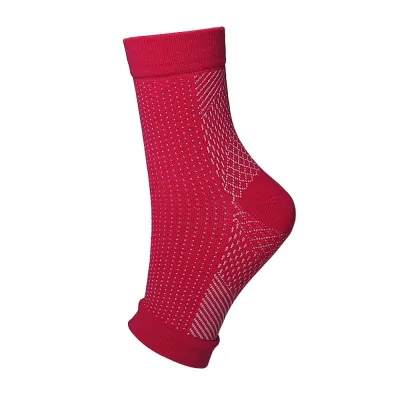 Relieve Pain Swelling Soft Soccer Open Toe Foot Ankle Anti-fatigue Protect Arthritis Heel Nylon Recovery Socks Foot Sleeves Protective Socks Tight Casual Socks Elastic Bandage Sleeve
