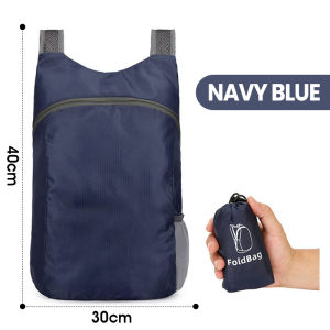 Lightweight Packable Travel Bag Backpack Water Resistant Hiking Daypack Foldable Beg Galas Camping Sports
