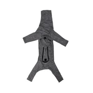 JEHUA Đàn hồi Bộ đồ khử trùng thú cưng thoáng khí Mềm Thoải mái Quần áo bốn chân cho chó Áo liền quần phục hồi vết thương cho chó Polyester Bộ đồ phục hồi sau mổ cho chó Chống rụng