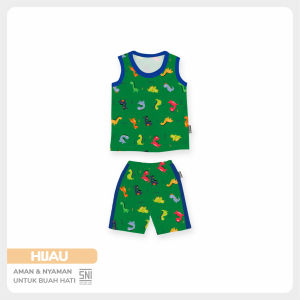 FLUFFY Setelan Kutung Celana 3/4 Dino Daily (Isi 1Pasang) SKD3X DWD L12345