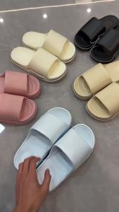 MenS Summer New PVC Sandals Dual-Use For Outdoor Wear Non-Slip Suitable For Water Driving Casual Beach Slippers For Men
