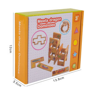 RayMeng COD โดมิโน่ไม้จับคู่ภาพ ของเล่นไม้ ของเล่นเสริมพัฒนาการ การจับคู่กราฟิก ของเล่นเพื่อการศึกษา