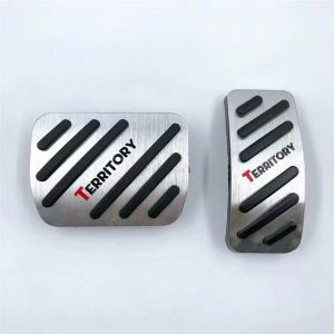 Sale For Ford Territory 2020 2021 2022 Foot Pedal Brake Trim Cover Styling Mouldings Decoration Interior Frame Accelerator Accessories Parts