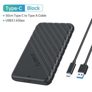 ORICO SATA to USB3.0 Hard Drive Enclosure 2.5 inch Type-C External HDD Case for 7-9.5mm SSD/HDD Enclosure Support UASP