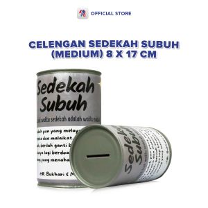 Celengan Kaleng / Celengan Sedekah Subuh Ukuran Sedang / PB EDUKASI ANAK - PBNB