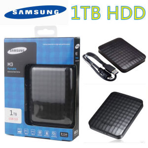 【Local Delivery】Samsung Portable External Hard Disk (M3) 1TB/2TB USB3.0 High-Speed Hard Disk Suitable for Desktop Notebook