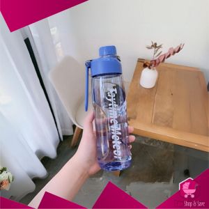 BabyShop-C910 Botol Minum Flip Plastik BPA FREE 600ML dengan Gantungan Portable / Sport Bottle Botol