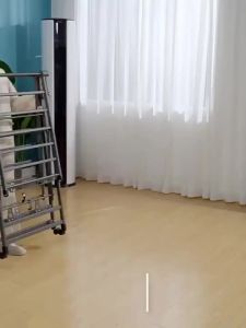Foldable Clothes Drying Rack With Wheels Adjustable Metal Clothes Hanger Space-Saving Laundry Rack