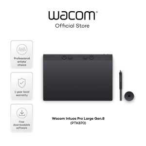 (2025 New Model) Wacom Intuos Pro Large Gen.8 (PTK870)