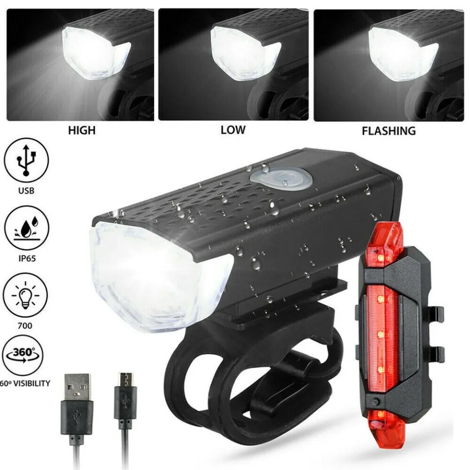 Bike lights best sale front and back