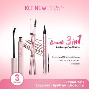 KLT NEW – Bundle 3 IN 1 Make Up Eye Series – Eyebrow Eyeliner Mascara