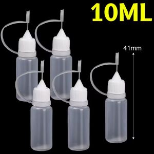 10PCS Precision Tip Applicator Bottles Needle Fine Tip Squeeze Glue Applicator Bottles for Quilling Craft Paint Clay Tools Gifts