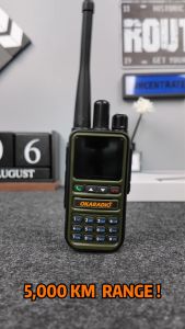 OKARADIO U88 Global Walkie Talkie Analog UHF POC Radio 5000KM Unlimited Range 4G LTE Nationwide PTT Two Way Radios Long Distance  for Team Management Logistics Company