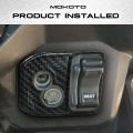 MOKOTO CLICK 125I V2 V3 V4 IGNITION KEY COVER CARBON / FORGED IGNITION LOCK PROTECTION FOR HONDA CLICK 125i MOTORCYCLE. 