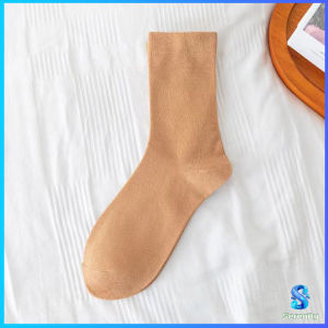 Serenity ถุงเท้าผ้าฝ้าย ใส่เล่นกีฬา  ผ้ายืดหยุ่น สบาย ระบายอากาศ Women socks