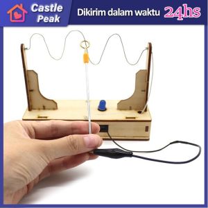 Diy Electric Maze Game Mainan Klasik Listrik Taman Kanak-kanak Ilmu Benjolan Listrik Labirin Mainan Anak-anak Meja Puzzle Permainan Mainan untuk Anak-anak Hadiah