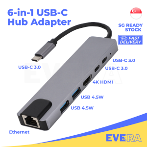 Multifunction USB-C Hub Adapter 4K HDMI 100W PD 5Gbps For Laptop Tablet TV Steam Deck MacBook Android Type C Dock
