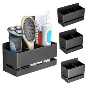 Multifunctional Hanging Storage Rack Hair Care & Styling Tool Organizers Toothbrush Holder Bathroom Accessories