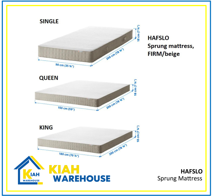 Hafslo sprung mattress discount