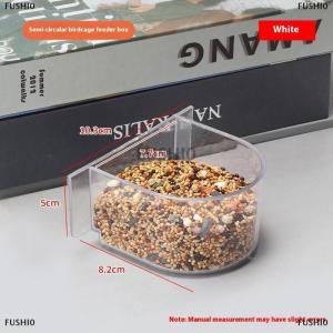 [COD] FUSHI0 Công suất lớn chim trung chuyển Hộp chống giật gân chim thực phẩm quả bền Vẹt ăn hộp cho chim vừa nhỏ