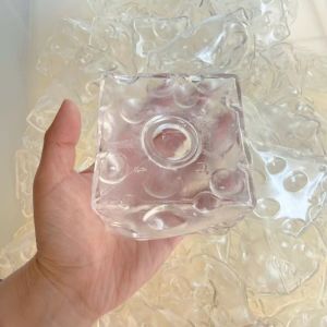 CHICSTOP Cheese DIY Empty Ball Skin Transparent Soft TPR DIY Pressure Ball Kit Clear Flexible Handmade Ball Skin Adults Beginners