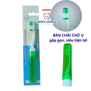 Bàn Chải Chỉnh Nha Gấp Gọn Lông Chải Chữ V Dành Cho Răng Niềng - Tiện Lợi Vệ Sinh Chuẩn Nha Khoa