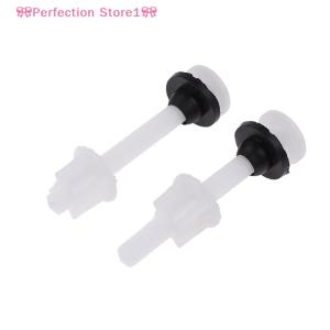 🎀Perfection Store1🎀 2 Pcs Plastic Toilet Seat Hinge Repair Bolts + Fitting Screws +Washers Kit For Home Bathroom Accessories